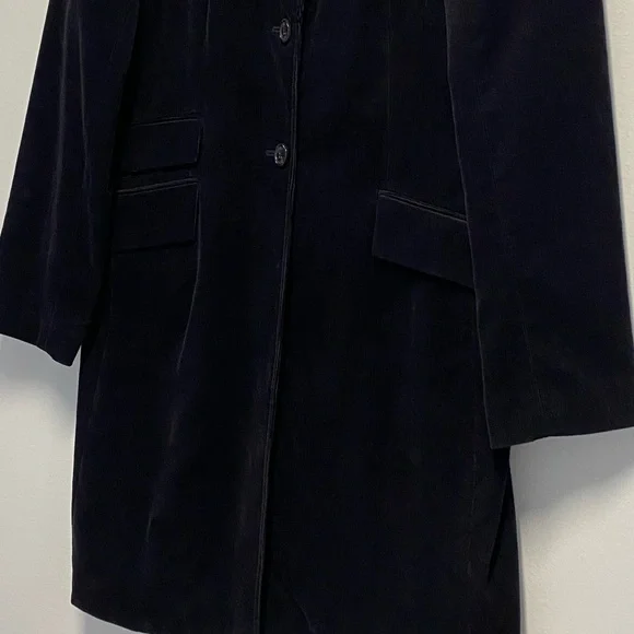 NWOT Tommy Hilfiger Women’s Stretch 
Cudrory Over Coat In Navy Blue Size 14. - Picture 4 of 8